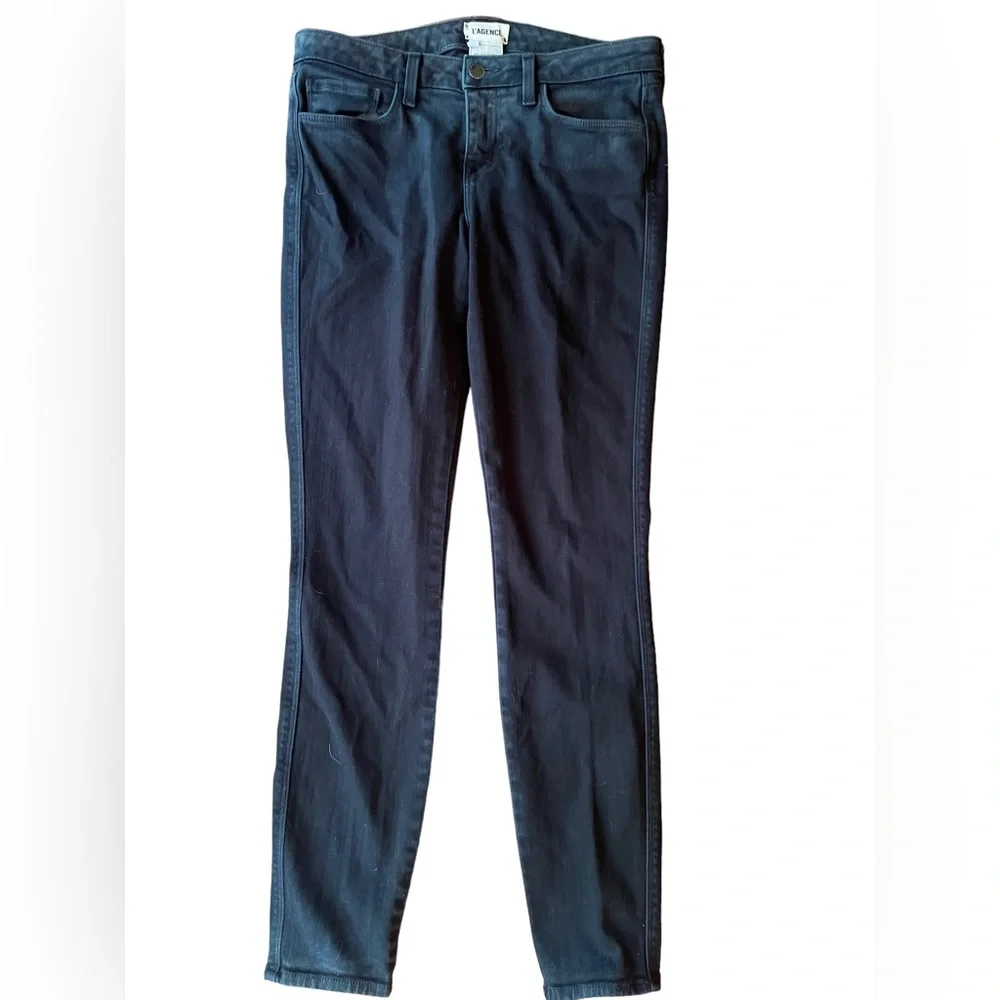 L’AGENCE Chantal Low Rise Skinny in Dark Vintage Size 27